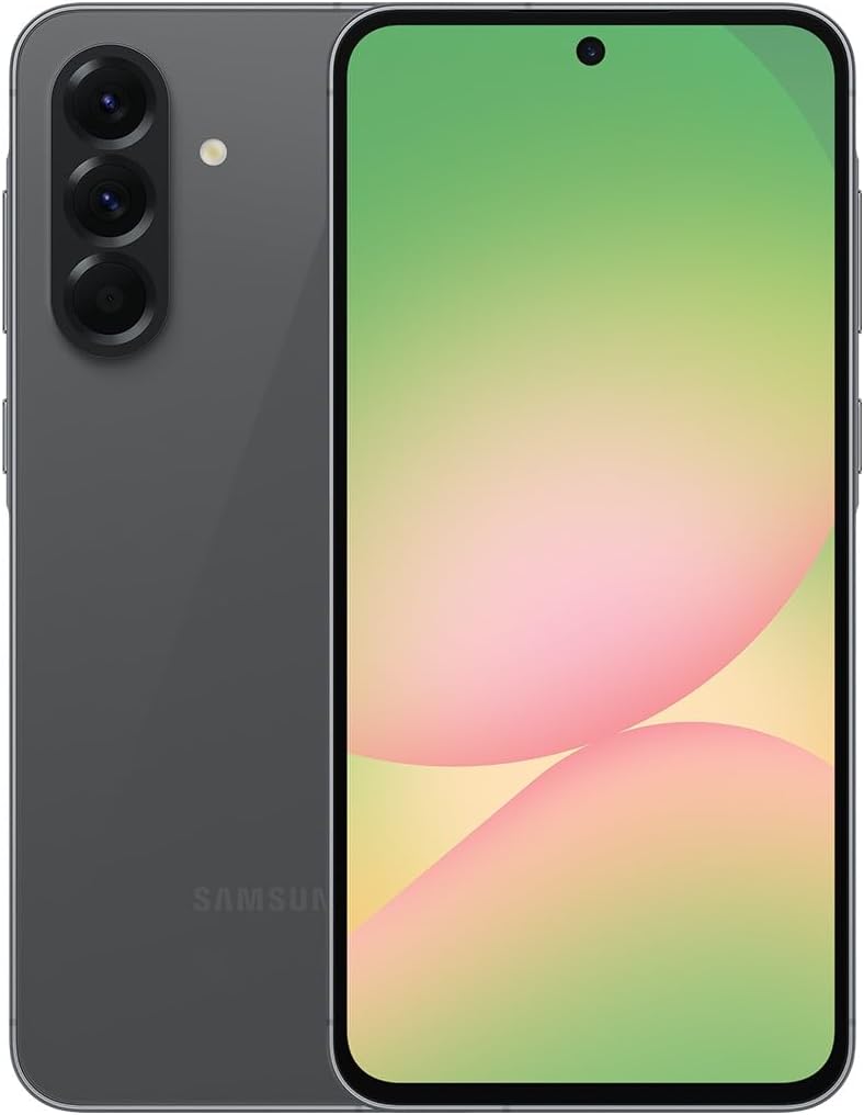 Samsung Galaxy A56 5G, Android Smartphone, 256GB Storage, 8GB RAM, Anthracite, 6X Upgrade, Large Screen, Long Lasting (Warranty)