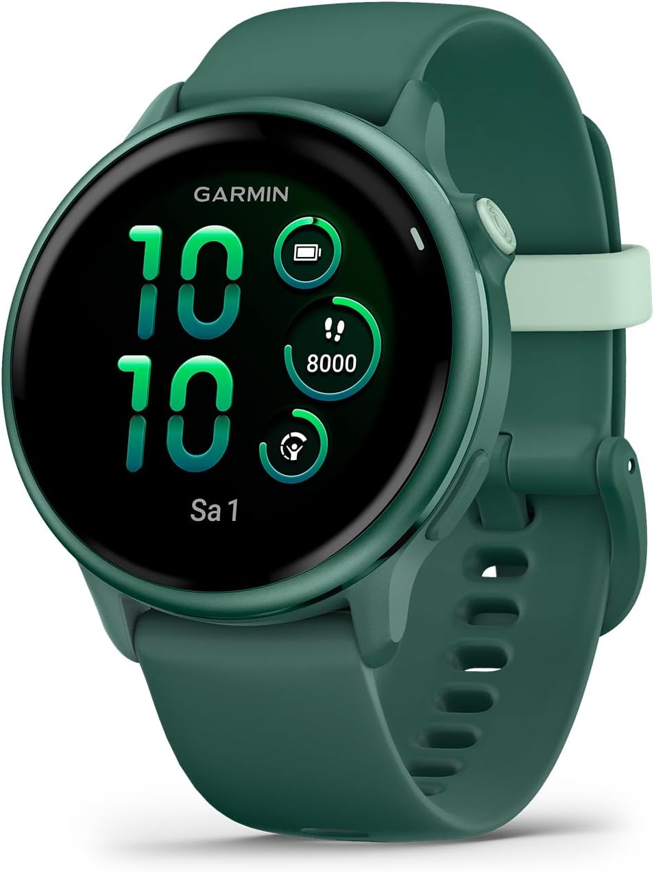 Garmin vívoactive 6 GPS 42mm Smartwatch, AMOLED Touchscreen, All-day Health Monitoring, Personalised Fitness Features, Advanced Sleep Coaching, Music, up to 11 days battery life, Green