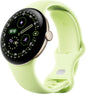 Google Pixel Watch 4 (41 mm) - Android smartwatch with Domed Display, Comprehensive Health and Fitness Tracking and Help from Gemini - Champagne Gold Aluminium Case - Iris Active Band - LTE